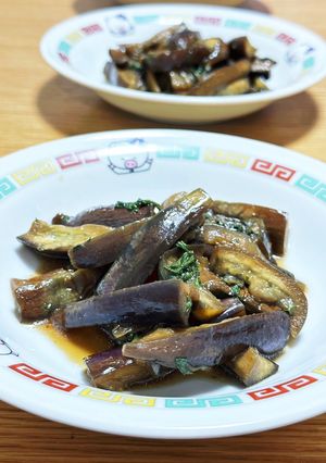 茄子のシソ炒め…(o˘◡˘o)-レシピのメイン写真