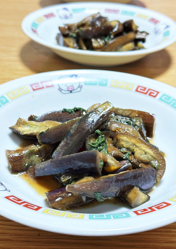 茄子のシソ炒め…(o˘◡˘o)-レシピのメイン写真