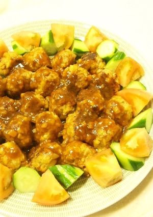 お弁当にも◎ 高野豆腐入り＊ミートボール-レシピのメイン写真