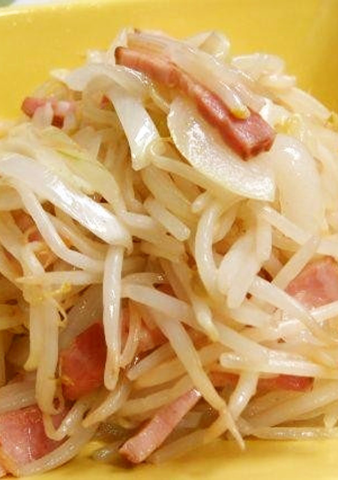 簡単☆もやしとベーコンの炒め物-レシピのメイン写真
