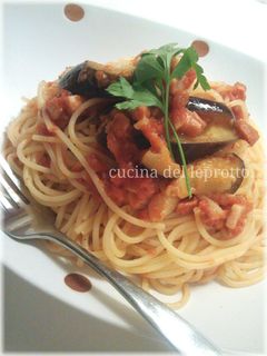 簡単コクうま茄子のトマトソースパスタ-レシピのメイン写真