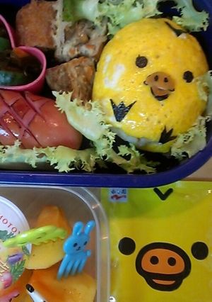 キャラ弁～キイロイトリ-レシピのメイン写真