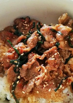 焼き肉丼！漬け込みダレにも！-レシピのメイン写真