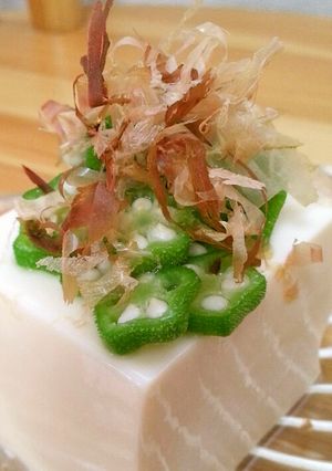 超簡単すぎ♪オクラ冷奴-レシピのメイン写真
