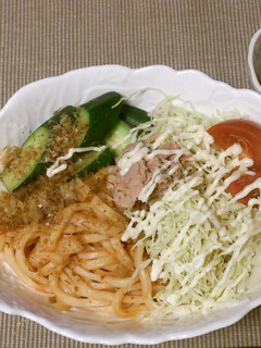 サラダキムチうどん☆-レシピのメイン写真