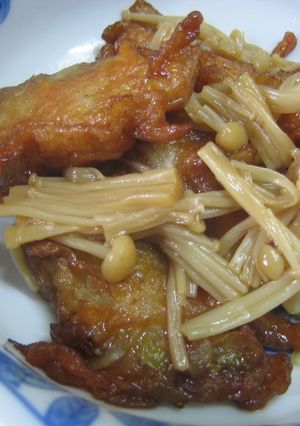 加賀揚げとえのきの簡単煮-レシピのメイン写真