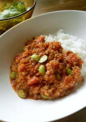 トマトたっぷりキーマカレー-レシピのメイン写真