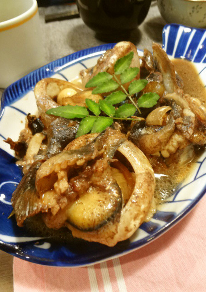 旦那君の☆まぐろ目玉の煮付け-レシピのメイン写真