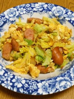 ウインナーと卵の野菜炒め-レシピのメイン写真