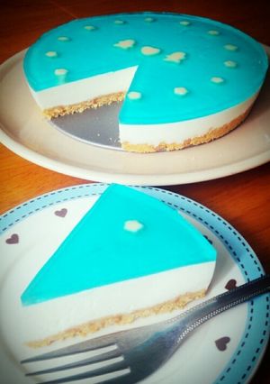 七夕☆レアチーズケーキ-レシピのメイン写真