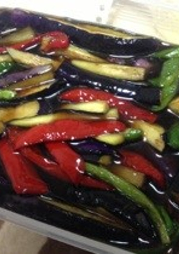 夏野菜の素揚げひたし-レシピのメイン写真