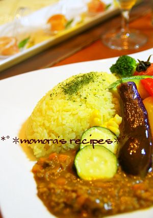 カレーやハヤシに♬簡単ターメリックライス-レシピのメイン写真