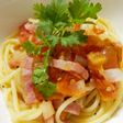 *トマトづくしパスタ*