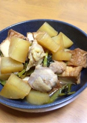 ＊厚揚げと大根の煮物-レシピのメイン写真