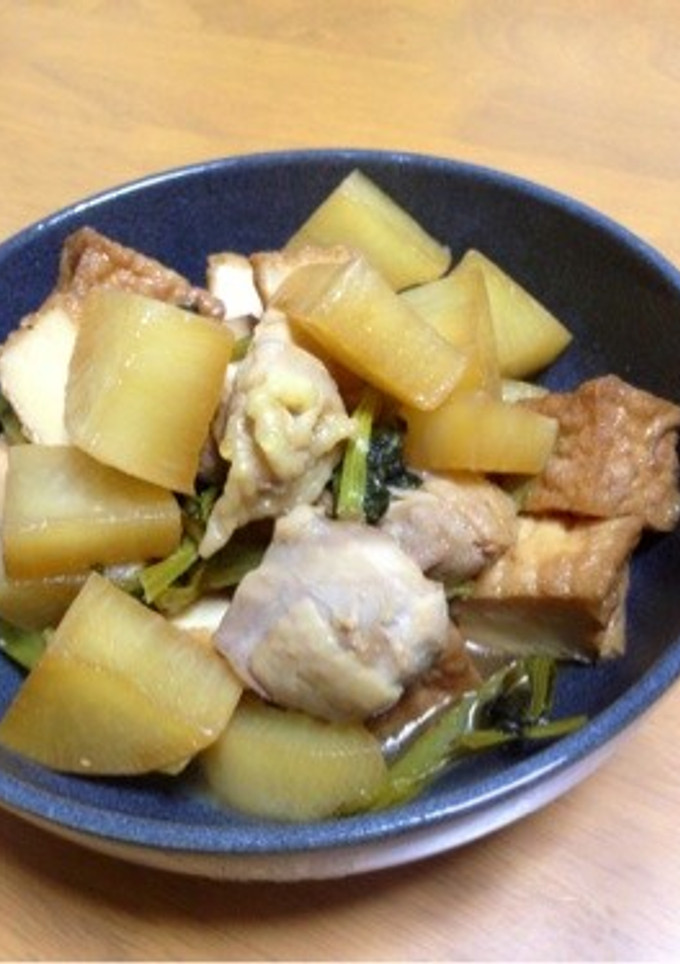 ＊厚揚げと大根の煮物-レシピのメイン写真