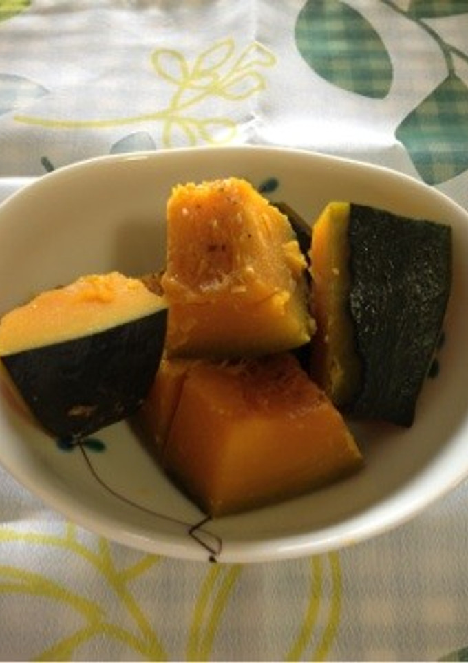 和の定番☆レンジで下処理かぼちゃの煮物♪-レシピのメイン写真