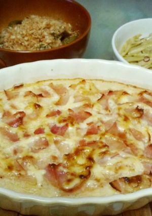 旦那さんがほめてくれた!長いもグラタン-レシピのメイン写真