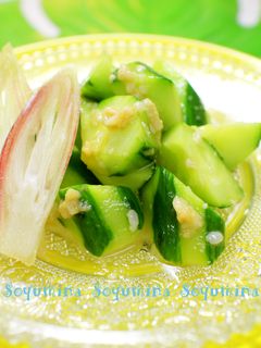 塩麹きゅうり 麺つゆワサビ簡単漬-レシピのメイン写真