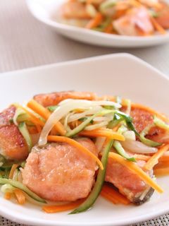 液体塩こうじの焼き鮭マリネ-レシピのメイン写真