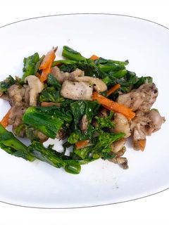 鶏と菜花の炒めもの-レシピのメイン写真