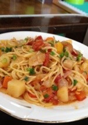 ミネストローネパスタ※ペペロンチーノ風※-レシピのメイン写真