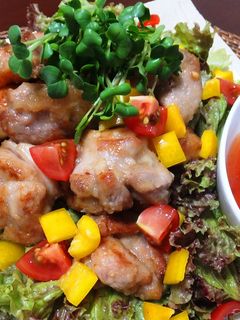 夏の唐揚げ!アジアンソースで-レシピのメイン写真