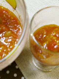 マイヤー電子レンジ圧力鍋deトマトジャム-レシピのメイン写真