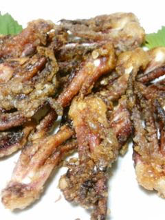 簡単! イカのゲソ揚げ(実は、焼きます)-レシピのメイン写真