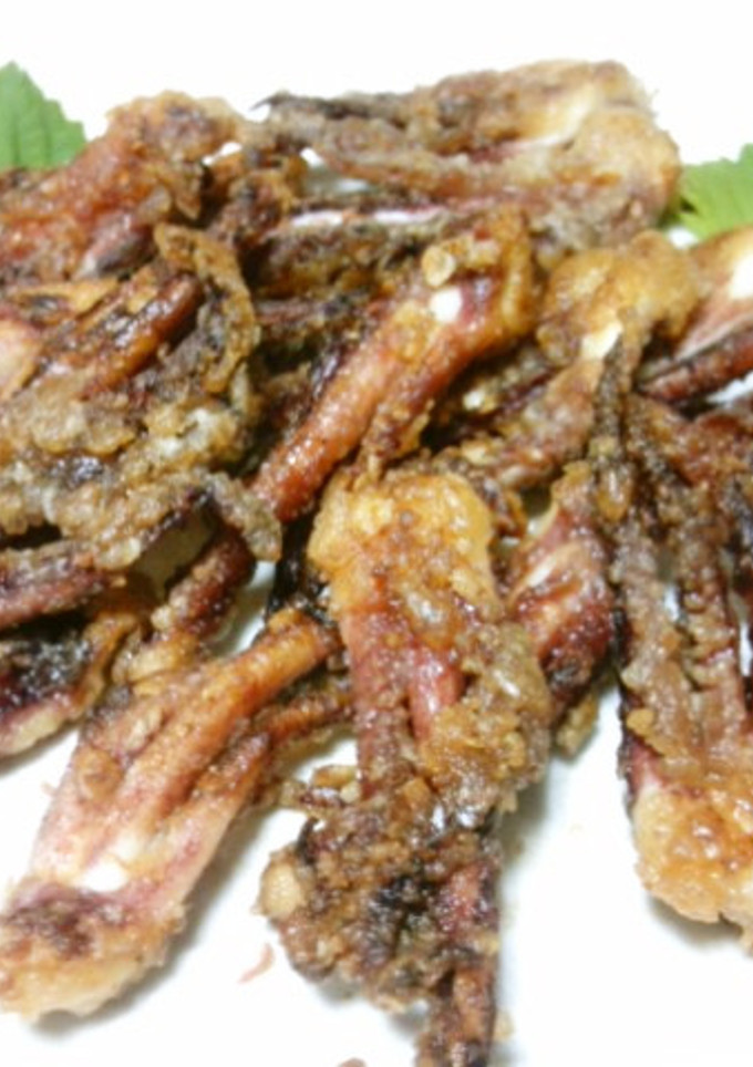 簡単！　イカのゲソ揚げ（実は、焼きます）-レシピのメイン写真