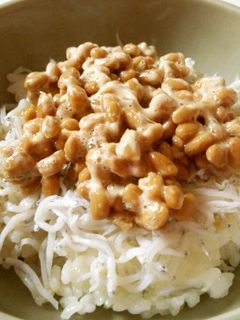 チョー簡単♪しらす納豆丼-レシピのメイン写真