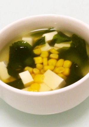 ワカメとコーンの中華スープ-レシピのメイン写真