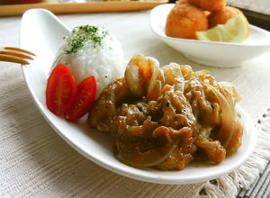 豚しゃぶ肉で柔らか生姜焼き定食♬-レシピのメイン写真