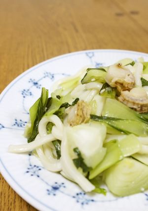 減塩ゆるベジ★ホタテの焼きうどん-レシピのメイン写真