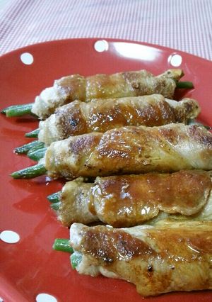 簡単★お弁当おかず♪いんげんの肉巻き-レシピのメイン写真