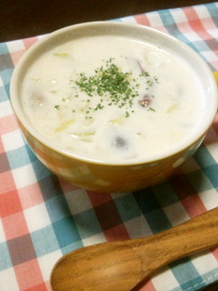 簡単♪野菜たっぷりのミルクスープ♡-レシピのメイン写真
