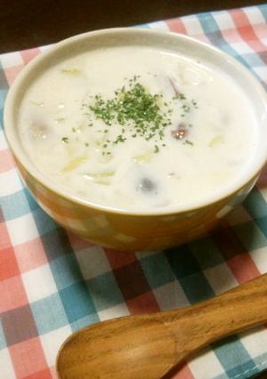 簡単♪野菜たっぷりのミルクスープ♡-レシピのメイン写真