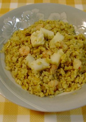 シーフードミックスでパラパラ炒飯-レシピのメイン写真