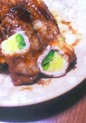 こどもピーマンでﾆｺﾆｺ肉巻き☆-レシピのメイン写真