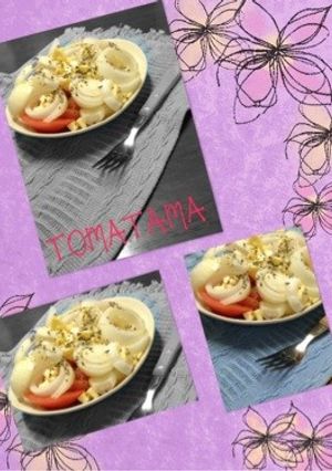 簡単!トマトと玉ねぎのイタリアン風サラダ-レシピのメイン写真
