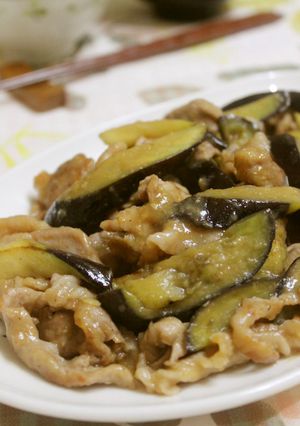 ご飯が進む＊豚肉と茄子の生姜味噌炒め-レシピのメイン写真