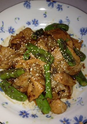 焼肉とシシトウ-レシピのメイン写真