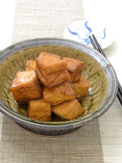 厚揚げの甘辛煮(煮物)お弁当にも-レシピのメイン写真