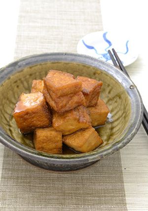 厚揚げの甘辛煮（煮物）お弁当にも-レシピのメイン写真