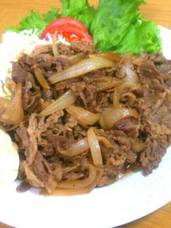 牛肉と玉ねぎの甘辛炒め-レシピのメイン写真