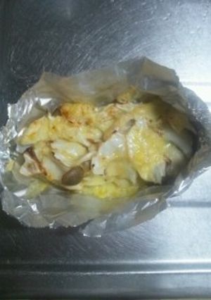 ６月１９日晩飯　【カレイのホイル焼き】-レシピのメイン写真