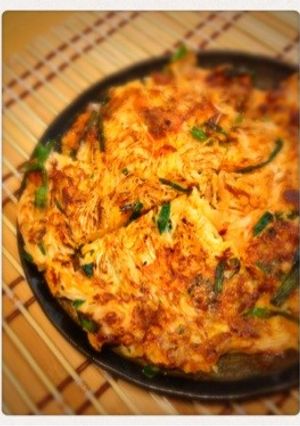 ☆簡単☆豚キムチの素麺チヂミ-レシピのメイン写真