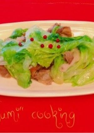 まるごとレタスのサッパリ炒め♪-レシピのメイン写真