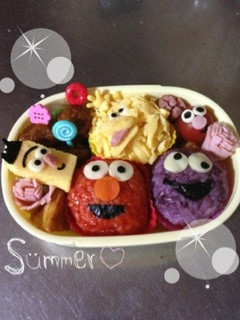 キャラ弁☆セサミストリート弁当-レシピのメイン写真