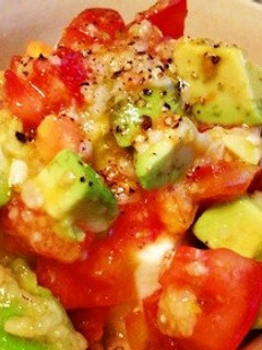 トマトとアボカドの塩麹冷ややっこ-レシピのメイン写真