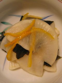 大根とわかめのゆず風味酢の物-レシピのメイン写真